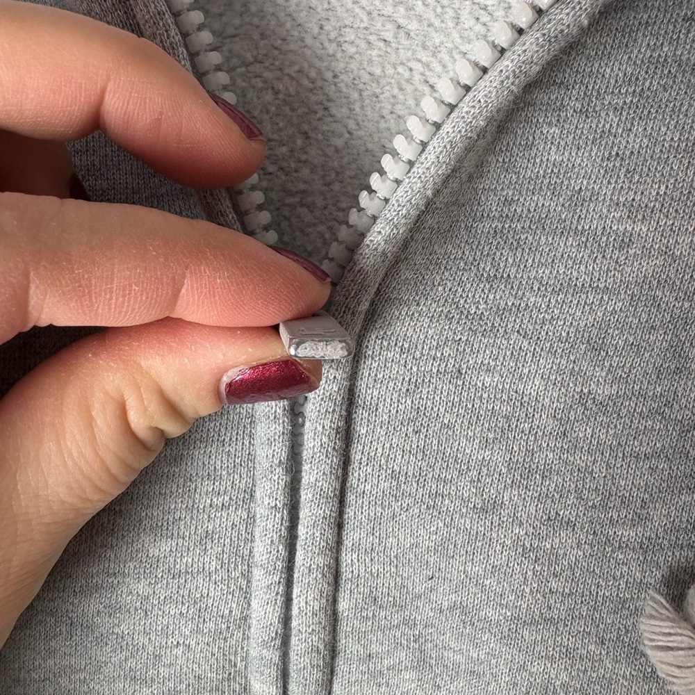 Vintage Y2k Pink Victoria’s Secret Women’s Full Zip Grey Hoodie XL Embroidered - Picture 3 of 10